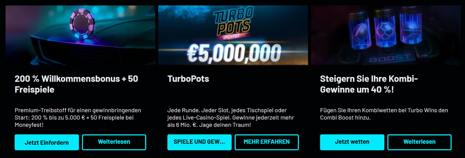 Bonusaktionen, die mir bei TurboWins gefallen