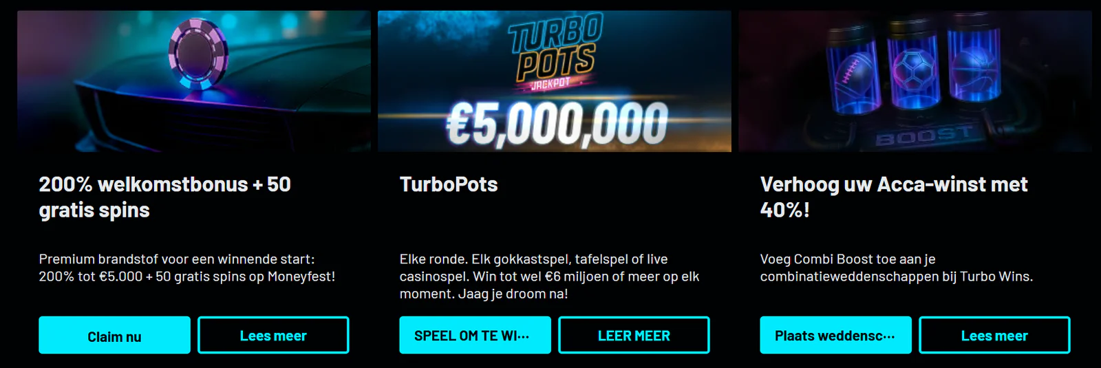 Bonussen en Promoties die ik leuk vind bij TurboWins