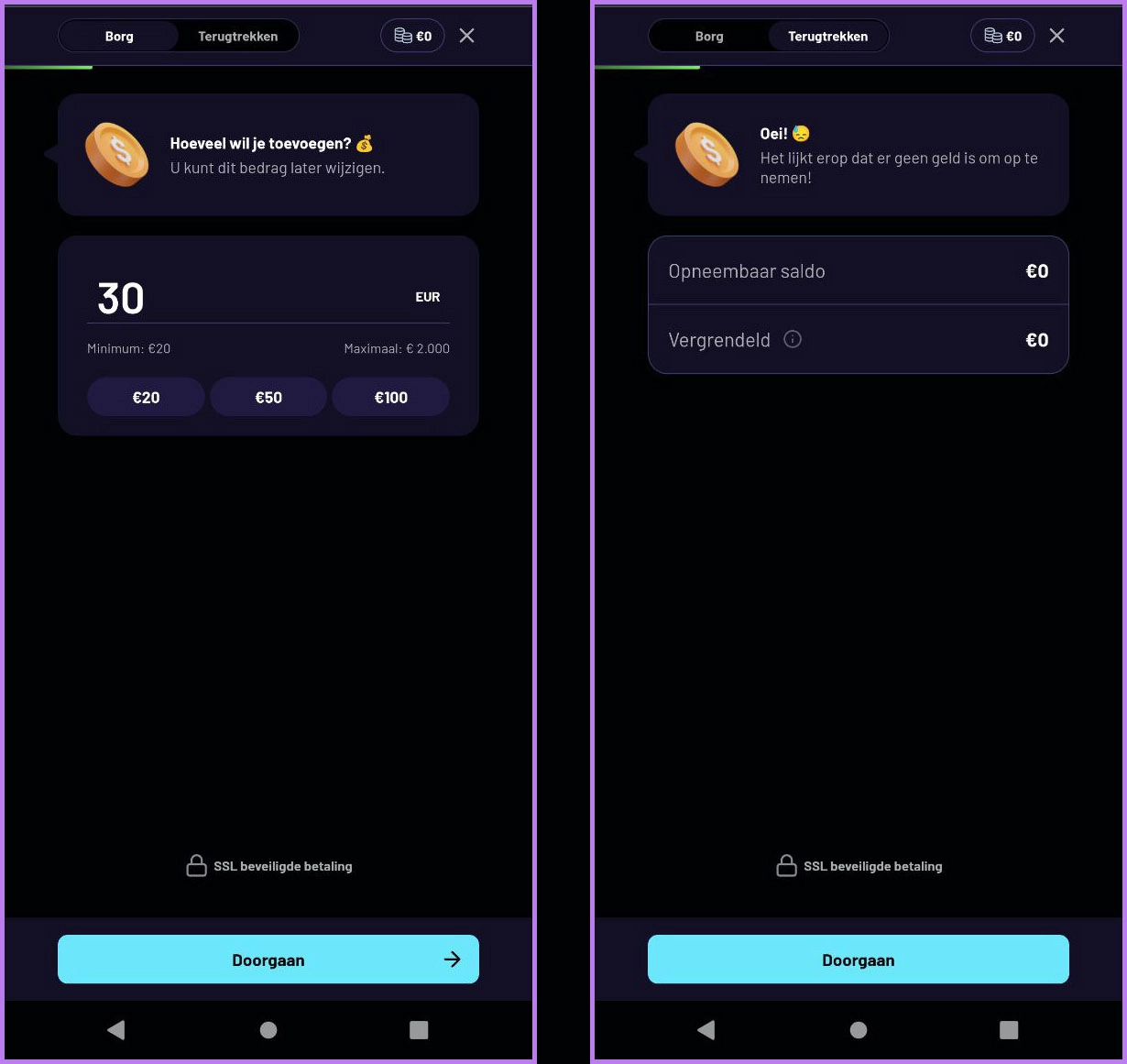 Overzicht van uitbetalingslimieten en winsten bij TurboWins
