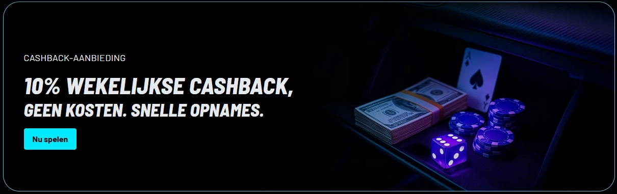 Ontvang cashback zonder inzetvereisten bij TurboWins