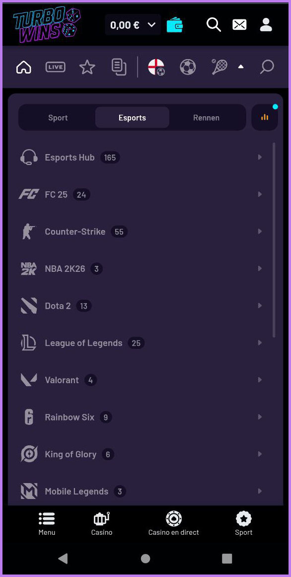 Principaux événements esports à suivre en direct chez TurboWins